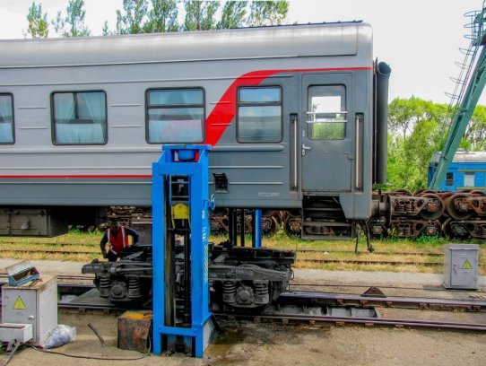 Bogie exchange (Romanian/Ukraine border) : r/trains